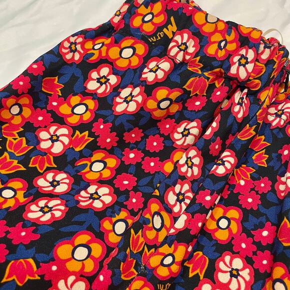 MARNI Pop Garden-Print Crepe Flared-Leg Trousers Size 36 / Small - Picture 11 of 11